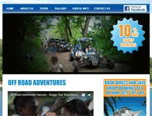 Tablet Screenshot of offroadvanuatu.com